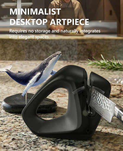 Professional Precision Knife Sharpener - Adaptive Tech Ends Angle Guesswork, Delivers a Pro Edge in Seconds, Safely Protects Blades, All Blades Compatible, Installation-Free, Durable & Effortless Care