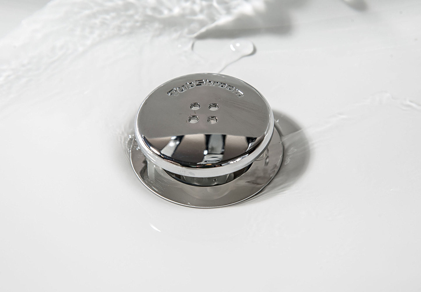 TubShroom and SinkShroom Drain Protectors Hair Catchers for Bathtubs and Sinks, Chrome