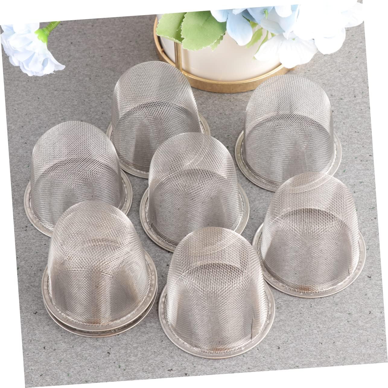 8pcs Mini Kettle Cooking Infuser, Tea Diffuser Filters for Tea and Coffee Machine Accessories