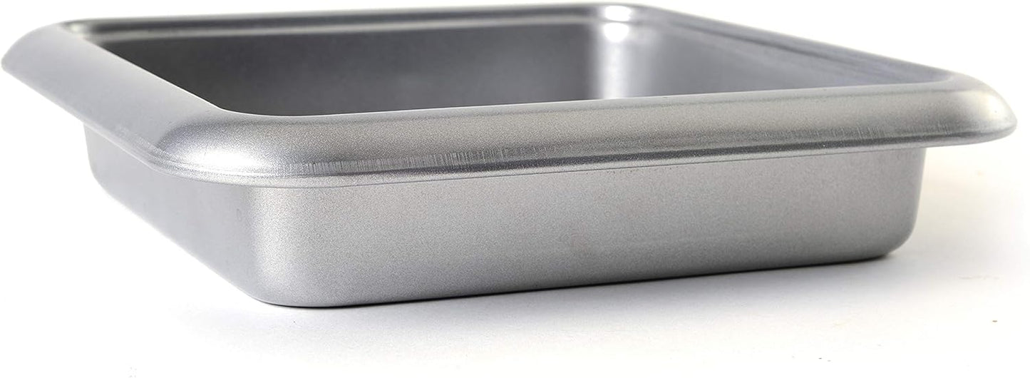 Norpro Nonstick Square Cake Pan, 8-Inch, Grey