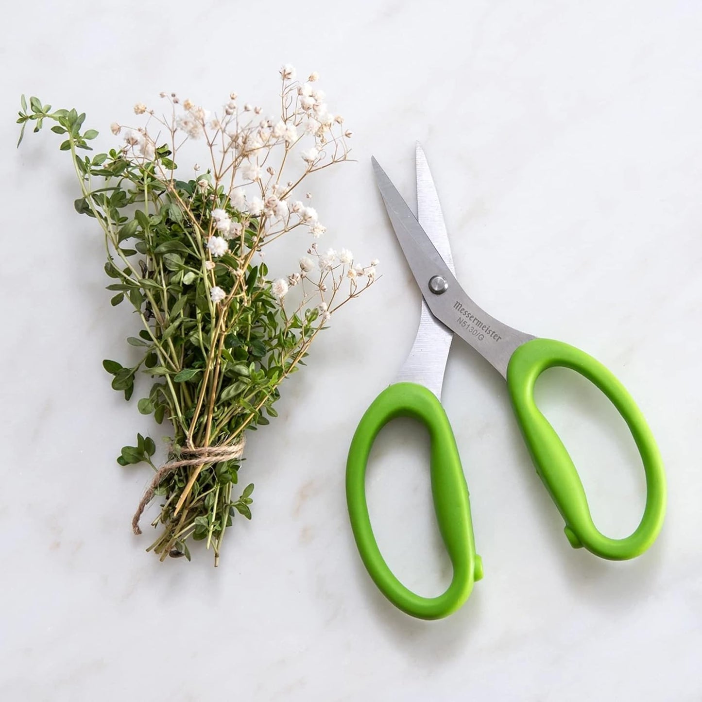 Messermeister 6-Inch Culinary Scissors, Green - All-Purpose Kitchen Scissors with 2Cr13 Stainless Steel & Nylon