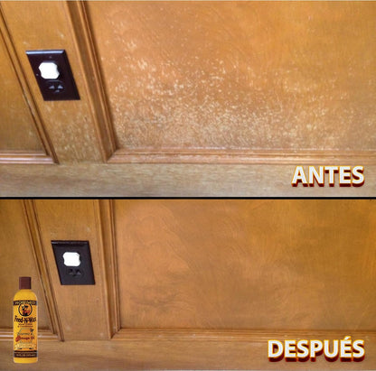 Howard Feed N Wax Wood Polish and Conditioner, and Howard Orange Oil Wood Polish, Wood Furniture Cleaner and Teak Wood Cleaner