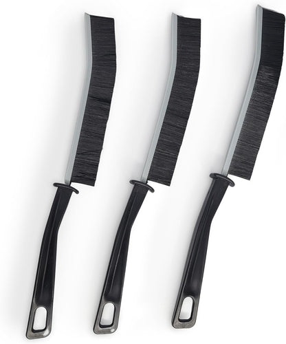 LCF 3Pcs Crevice Gap Cleaning Brush Set, Hard Bristle Brushes for Small Space Cleaning in Bathroom, Kitchen, and Tiles
