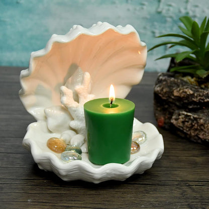 Zest Candle Votive Candles, 12-Piece, Hunter Green, Small, CVZ-012