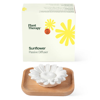 Plant Therapy Passive Lotus Flower Aromatherapy Diffuser - A Chic and Natural Home, Office, and Travel Essential Oil Diffuser