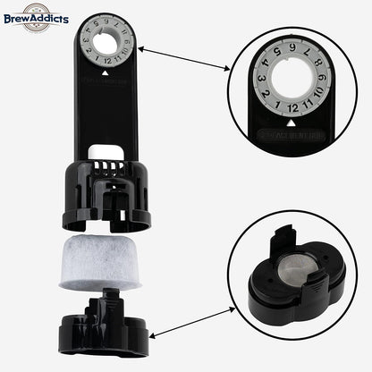 Water Filter for Keurig 1.0 Coffee Makers, Starter Kit: 6 Filters & 1 Filter Holder, Replacement Cartridges