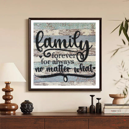 PDSLAIKE Family Diamond Painting - Home Sayings Quote DIY Art Craft Wall Decor Painting Area 13.7x13.7in