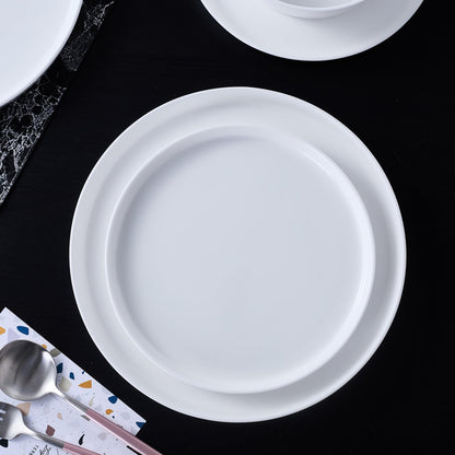 Stone Lain Madeline Formal Bone China Dinnerware Set 32 Piece Service for 8, White