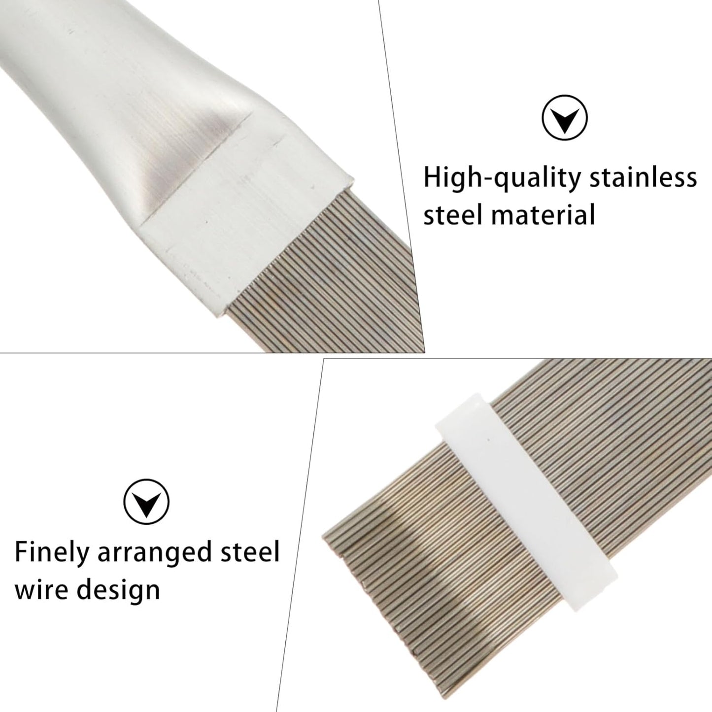 PRETYZOOM 4pcs Air Conditioner Fin Cleaning Set: AC Fin Comb and Condenser Fin Straightener Cleaner