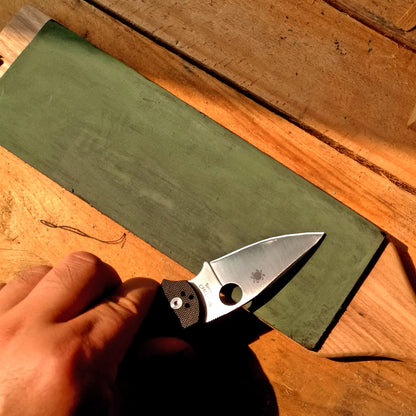 LAVODA Leather Strop with Polishing Compound, Knife Stropping Kit for Sharpening & Honing Knives Tools