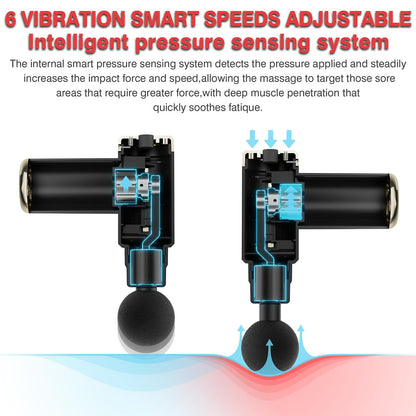 Massage Gun Deep Tissue, Back Massage for Athletes for Pain Relief, Percussion Massager Device with Silent Brushless Motor, Relax Gift for Mothers Day and Fathers Gifts（M891）