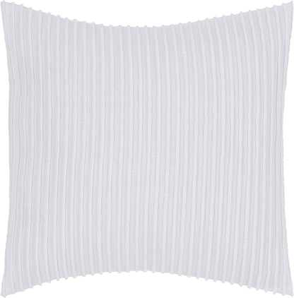Better Trends Jullian Collection Euro Sham - Super Soft and Light Weight 100% Cotton Tufted Unique Luxurious Machine