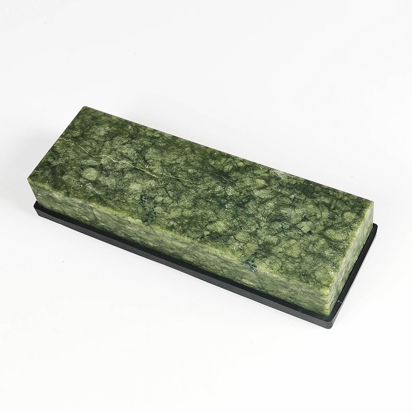 Suwajume Knife Sharpening Stone,10000 Grit Whetstone Final Fine Polishing Natural Green Honing Oilstone for Knives Tools,Cutting Tools 180 * 60 * 30mm (A)