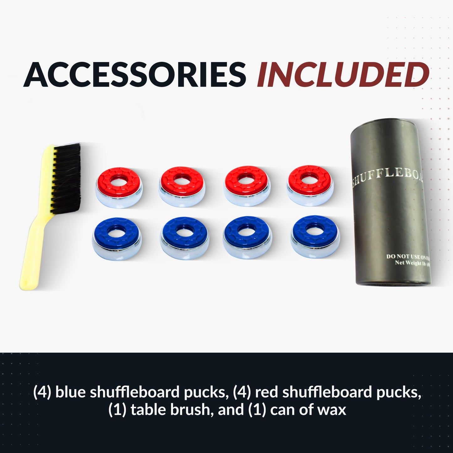 Hathaway Crestline 12 Ft Outdoor Shuffleboard Table for Patio, Yard & Deck - with Weatherproof Playfield, Built-in Scorer & Fitted Cover, Leg Levelers, 8 Pucks, Wax – White Finish