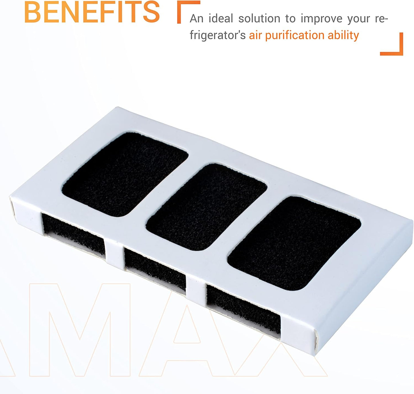 Canamax PAULTRA2 Refrigerator Air Filter - Compatible with Frigidaire, Pureair Ultra 2, Pack of 6