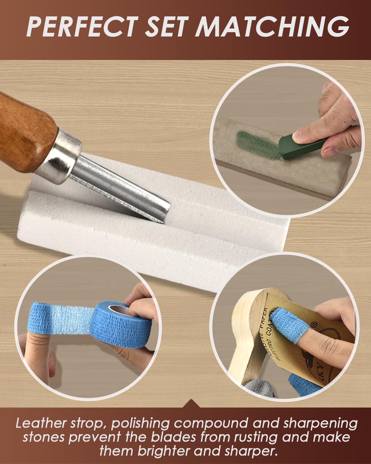 Wood Carving Kit Whittling Kit: Deluxe Wood Carving Tools Knife Set with Leather Case - Woodworking Hobby Kit for Beginners Adults Kids - DIY Art Craft Gift for Men Teens