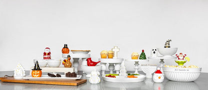 Mud Pie Light Up Holiday Sitter, Pumpkin | Interchangable Sitter for Base