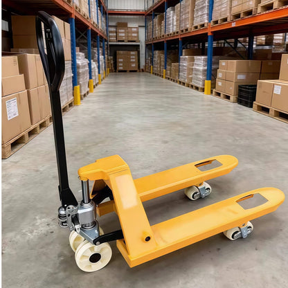 Industrial Pallet Truck Compact Manual Hydraulic Pallet Jack for Confined Space Warehouse Transport Use(Medium)