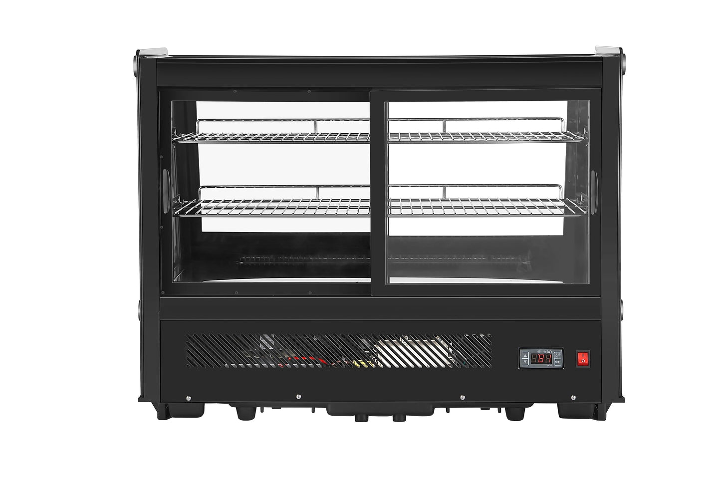 KoolMore 35 in. Self-Service Countertop Bakery Display Refrigerator in Black (CDC-165-BK)