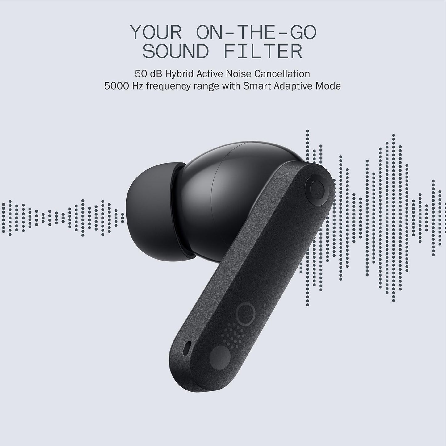 CMF Buds Pro 2 Wireless Earbuds with Smart Dial, 50dB Hybrid Noise Cancelling Earbuds Wireless Bluetooth 5.3, 11mm Bass with LDAC, 6 Hi-Res Audio Mics, 43H Playtime, Fast Charging Case, Blue
