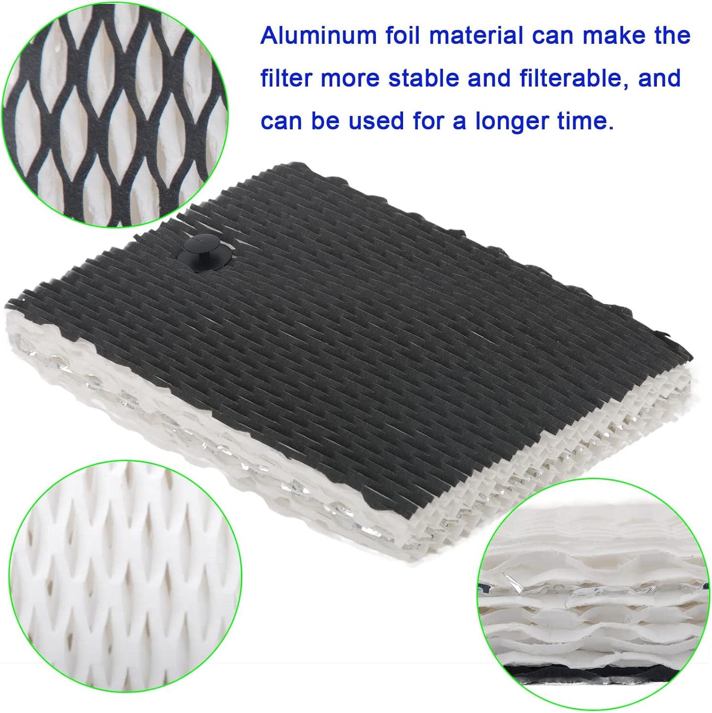 HIFROM 4Pack Replacement Humidifier Wick Filter HWF100, Compatible with Holmes HM4600 HM6000 HM6005 HM7203 HM7204