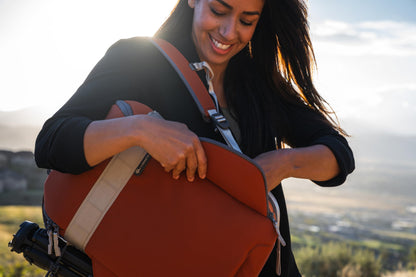 NOMATIC Luma Camera Pack 18L - Camera Backpack Designed by Peter McKinnon - Camera Bag for Photographers (Rust)