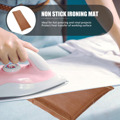 TEHAUX Heat Pressing Pillow 15.74X6.49In Non Stick Ironing Mat for Vinyl Transfer Heat Resistant Cushion for DIY Craft Projects