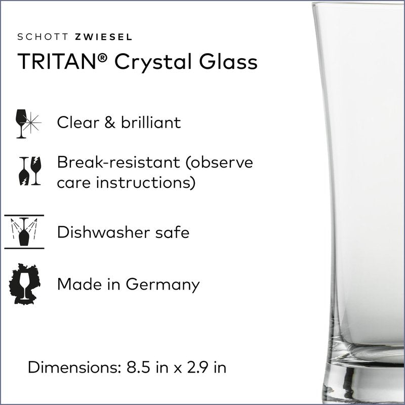 Schott Zwiesel Tritan Crystal 14.2 Oz Wheat Beer Glass, Set Of 6