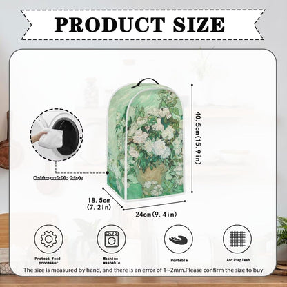 Van Gogh White Rose Blender Appliance Cover, Dust Cover for Stand Mixer or Coffee Maker, Keep Your Kitchen Clean