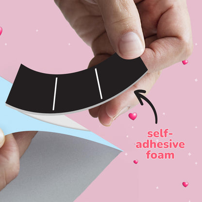 ArtCreativity Valentines Mailbox Kit - Make Your Own Valentines Box Kit for Girls & Boys - Includes Box, Double-Sided Tape, and 18 Decorative Foam Pieces - Cute Valentines Crafts Supplies