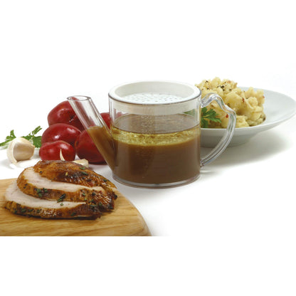 Norpro 3023 , Clear 2 Cup Separator/Strainer Dishwasher Safe, 1 EA
