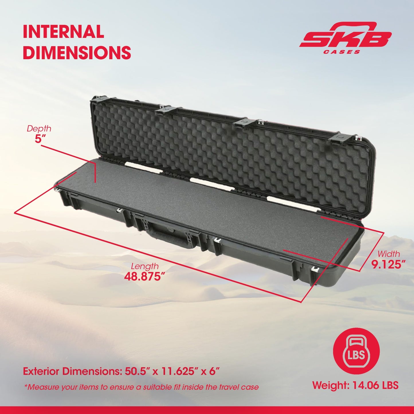 SKB iSeries Single Rifle Case with Latch System