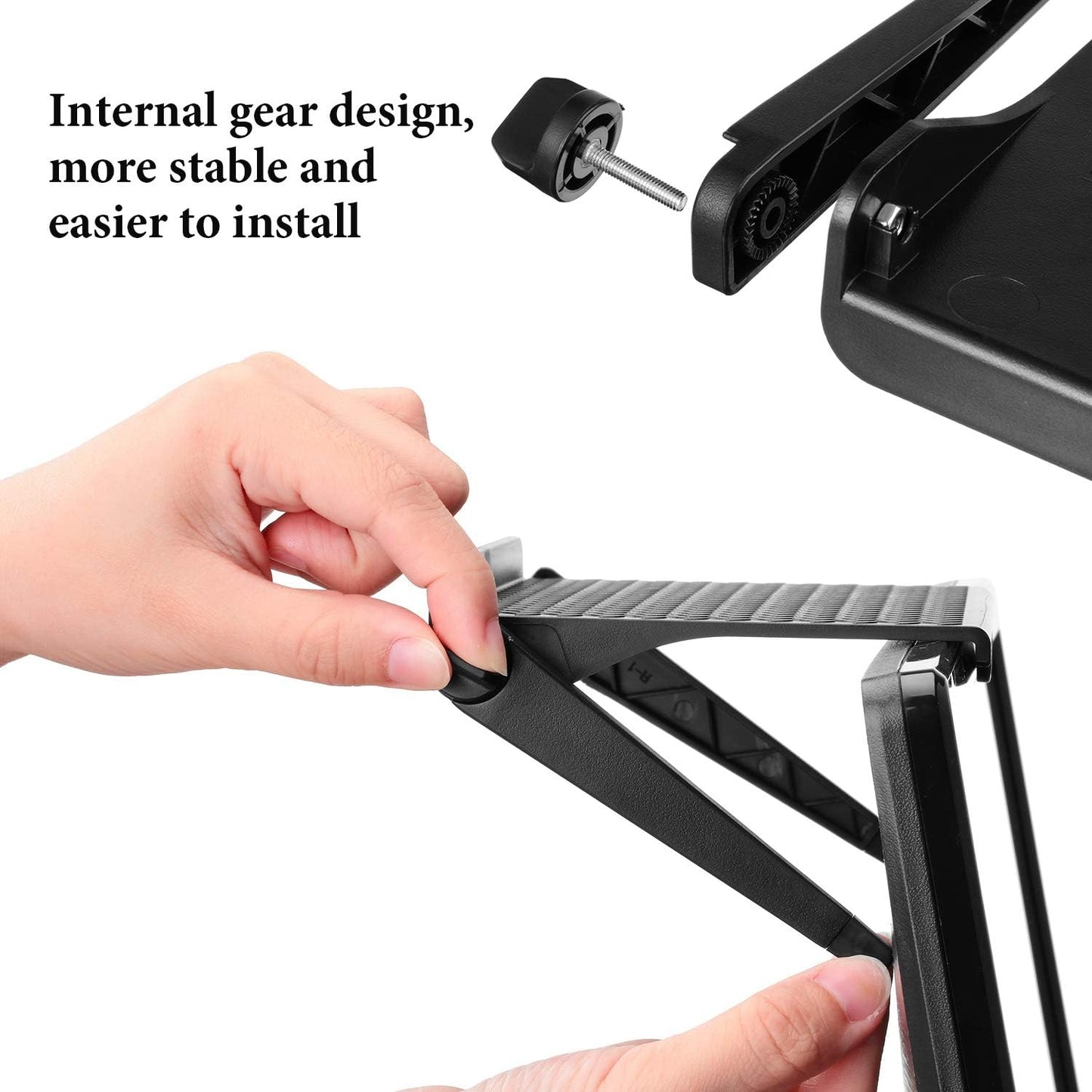 2 Home(8.5 4.5 Inch,Black) Blulu Pieces TV Top Shelf Adjustable Screen Shelf TV Monitor Top Bracket for Cellphone