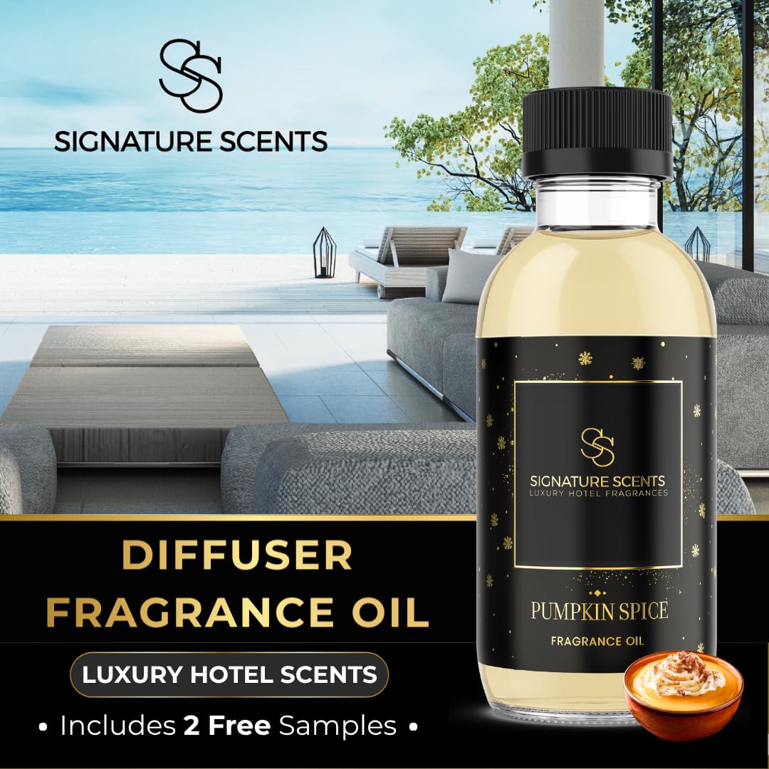 Luxury Hotel Diffuser Oil for Hotels and Homes - Aromatherapy Oils for use with an Essential Oil Diffuser at Home - Fragrance-Scent Diffuser Oil Blend (Winter Spruce) 4.05fl oz (120ml)