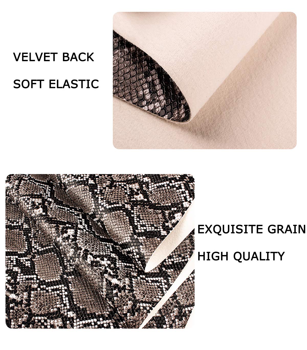 3D Anaconda Snake Skin Vinyl Faux Leather Upholstery Fabric By Meter, Embossed PU Fabric Leather Sheets for Earrings DIY Crafts Chairs Seats Sofa 54''x39'' 138x100cm(Color:Blue)