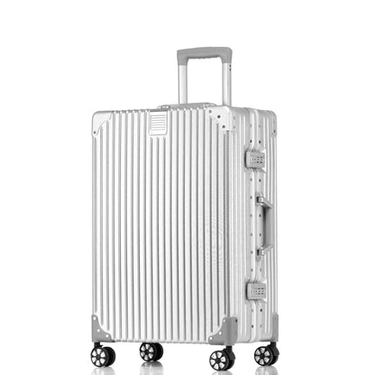 HotWay 28 Inch Checked in Luggage with Aluminum Frame,PC Hard Shell Suitcase with Spinner Wheels and TSA Lock, Large Suitcase for Business Travel