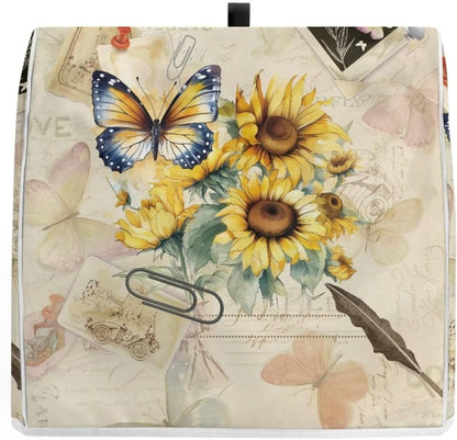 Sunflower Butterfly Stand Mixer Cover for 6-8 Quart Kitchen Aid, Washable Dustproof for Tilt Head & Bowl Lift Models