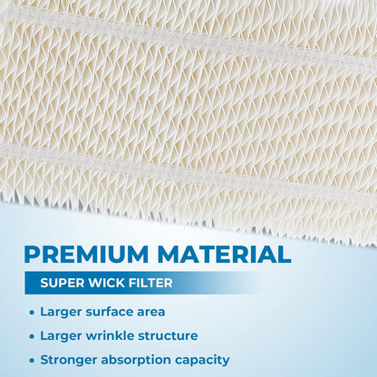 Pokin Humidifier Filter HDC411 for AIRCARE Essick Air, Replacement Wicking Filter (Upgraded Version) 4 Pack