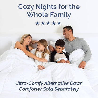 Skiennix Twin Size Sheet Set - Comfy Cooling Bed Sheets - Ultra-Soft, Deep Pockets, Wrinkle-Free - Off White