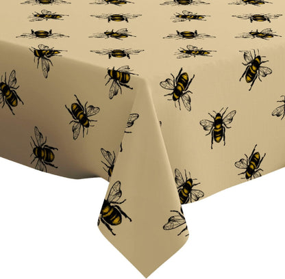 Q-Beans Rectangle Oblong Decorative Tablecloth, Washable and Reusable Cover for Indoor and Outdoor [Size: 60 x 90 inch]