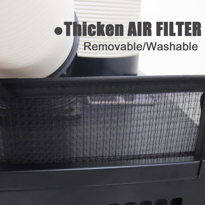 HayWHNKN Industrial Spot Cooler Air Conditioner Commercial Portable Air Cooler 15400 Btu/h Mobile for Outdoor Indoor Workshops 220V