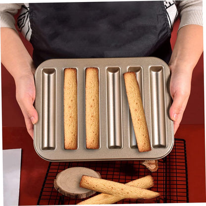 Homoyoyo Biscuit Mold Cake Molds - Cookie Molds for Chocolate Candy, Pastry Baking, and Mini Loaf Cakes