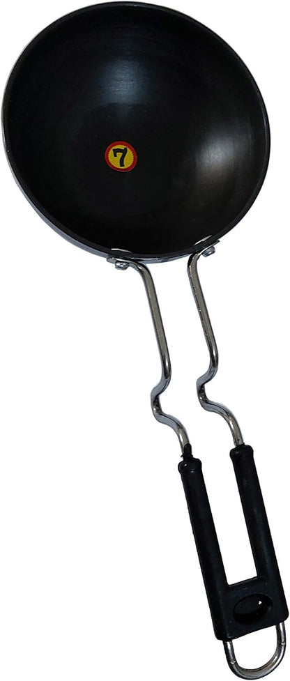 Sahishnu Online & Marketing Non Stick Hard Anodized Tadka Pan, Large Pan for Saag, Dal, Kadhi, Dhokla