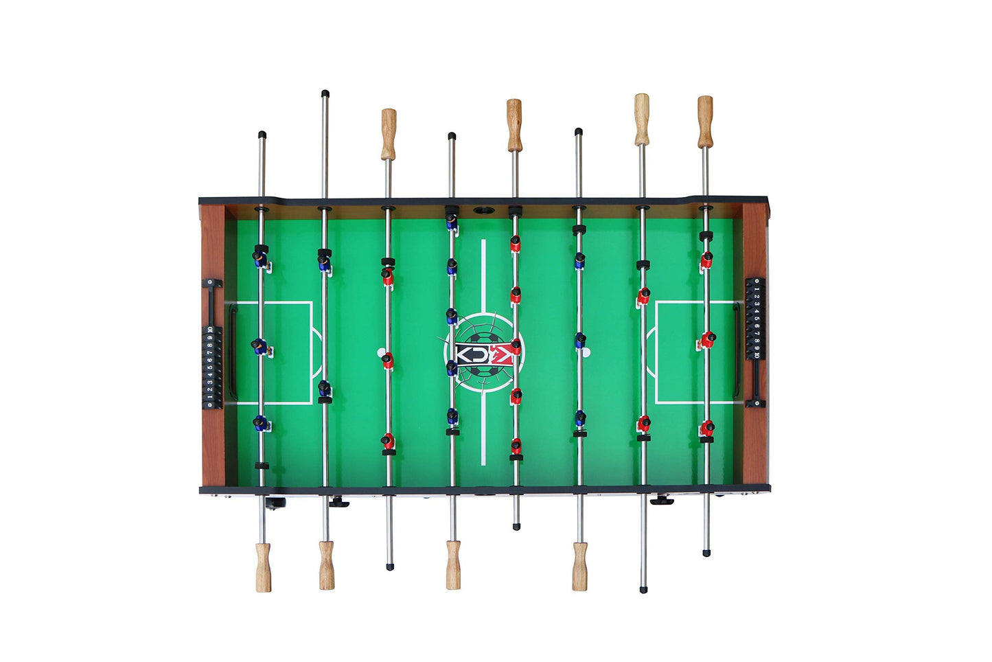 KICK Monarch 48" Folding Foosball Table (Brown) – Compact Indoor Game Table
