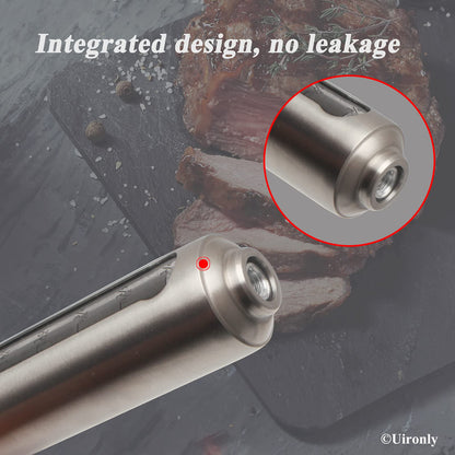 Uironly Meat Injector BBQ Injection Kit, Marinade Cajun Seasoning Flavor Syringe Injector for Cooking Grill Smoker Barbecue in Chicken Turkey Beef with 3 Syringe Needles, User Manual, E-Book