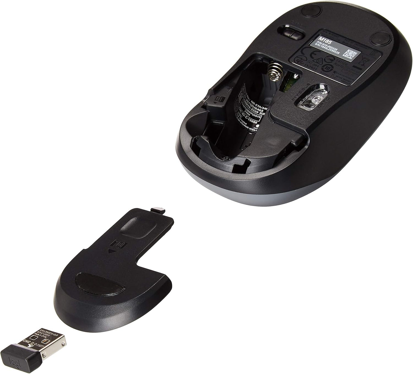 Logitech Wireless Mouse M185 (Swift Grey)