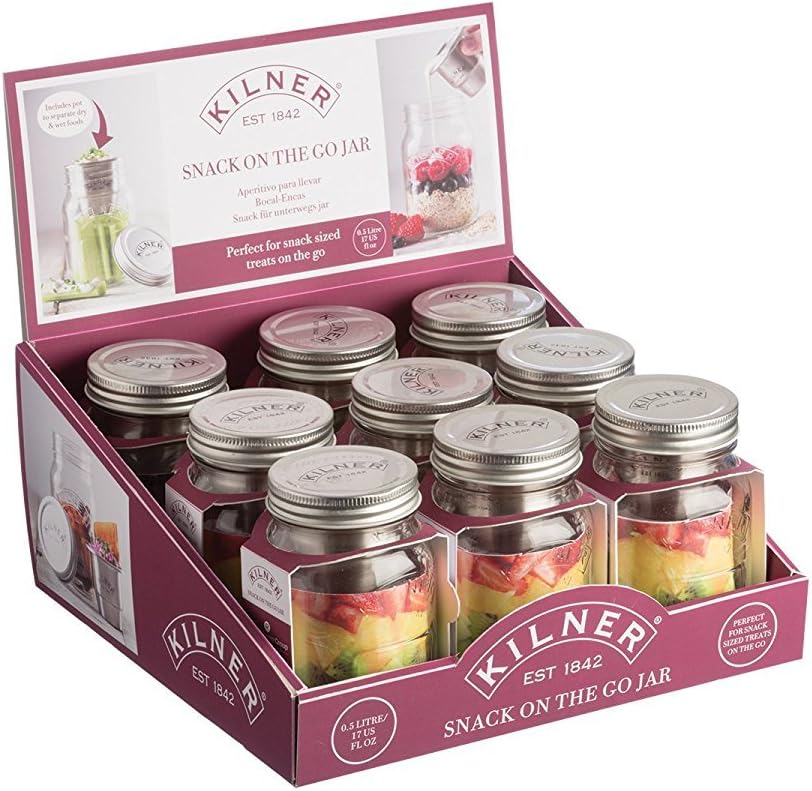 Kilner Snack On The Go Jar, 17 oz