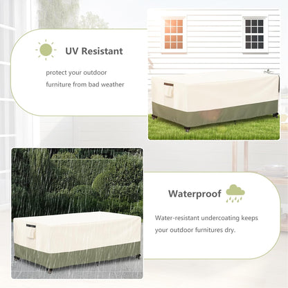 48 28 16 Inches,600D Outdoor Coffee Table Cover W x D x H Heavy Duty Waterproof Outdoor Table Cover,Patio Rectangle