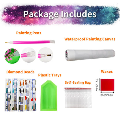 JATOK Large Diamond Painting Kits for Adults (35.5 x 15.7 inch) DIY 5D Lighthouse Full Round Drill Crystal Rhinestone Embroidery Pictures Arts Paint by Diamond Art Kits for Home Wall Decor Relax