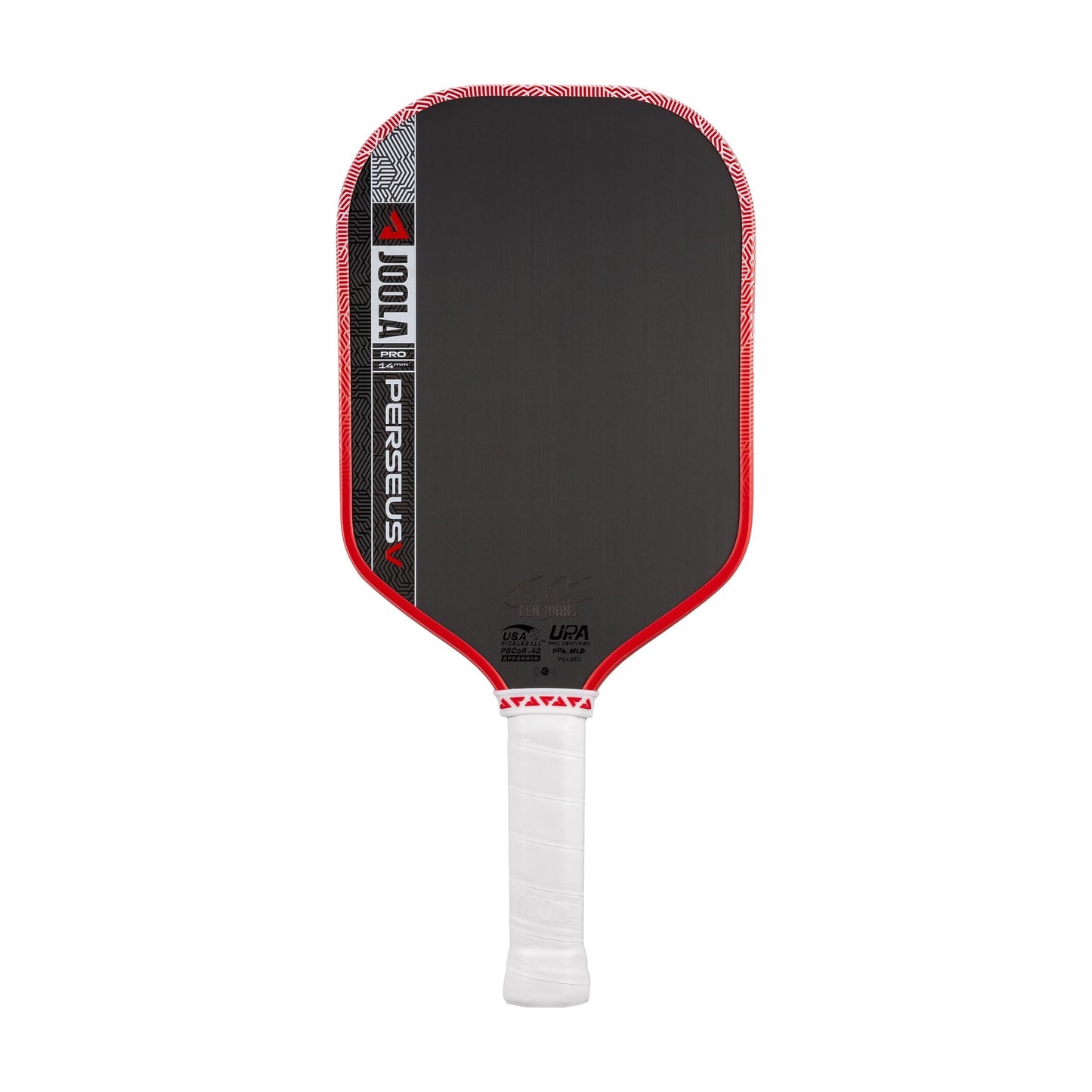 JOOLA Pro V Pickleball Paddle - 14mm/16mm - Raw Carbon Fiber Textured Surface - Enhanced Frame & Propulsion Core, USAPA & UPA-A Certified, NFC Chip Enabled, Premium Control & Lightweight Performance